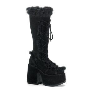 DEMONIA - CAMEL 311 Black Platform Boots